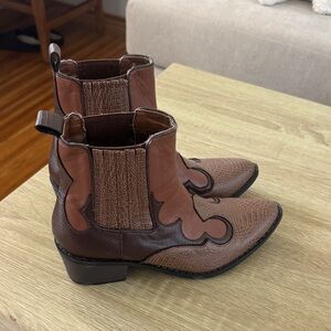 Brown Western Ankle Boots - coconuts by Matisse purchased from free people